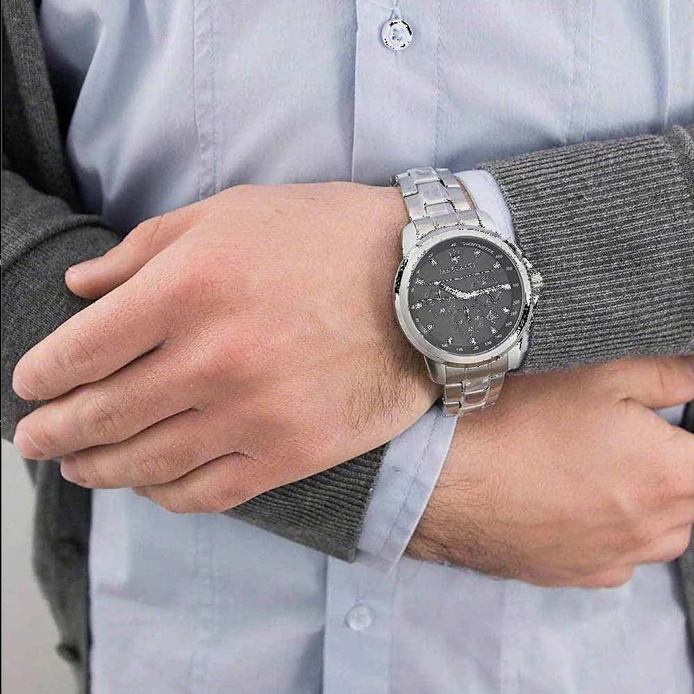 Montre Homme Maserati Successo R8873621001 cadran noir vue 5