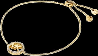 Michael Kors MKC1246AN710 montre femme, bracelet chaine en métal doré