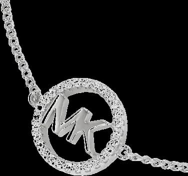 Michael Kors MKC1246AN040 vue de côté, bracelet argent