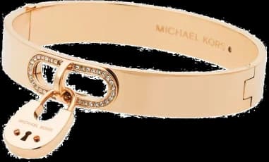 Michael Kors MKJ4610710 montre femme, bracelet acier fermoir strassé