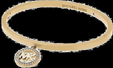 Michael Kors MKJ4836710 montre femme, cadran doré, bracelet acier avec breloque
