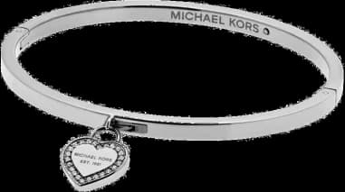 Michael Kors MKJ5038040 montre femme, cadran blanc et acier argenté