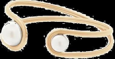 Michael Kors MKJ6299710 montre femme, modèle jonc ouvert avec extrémités décoratives