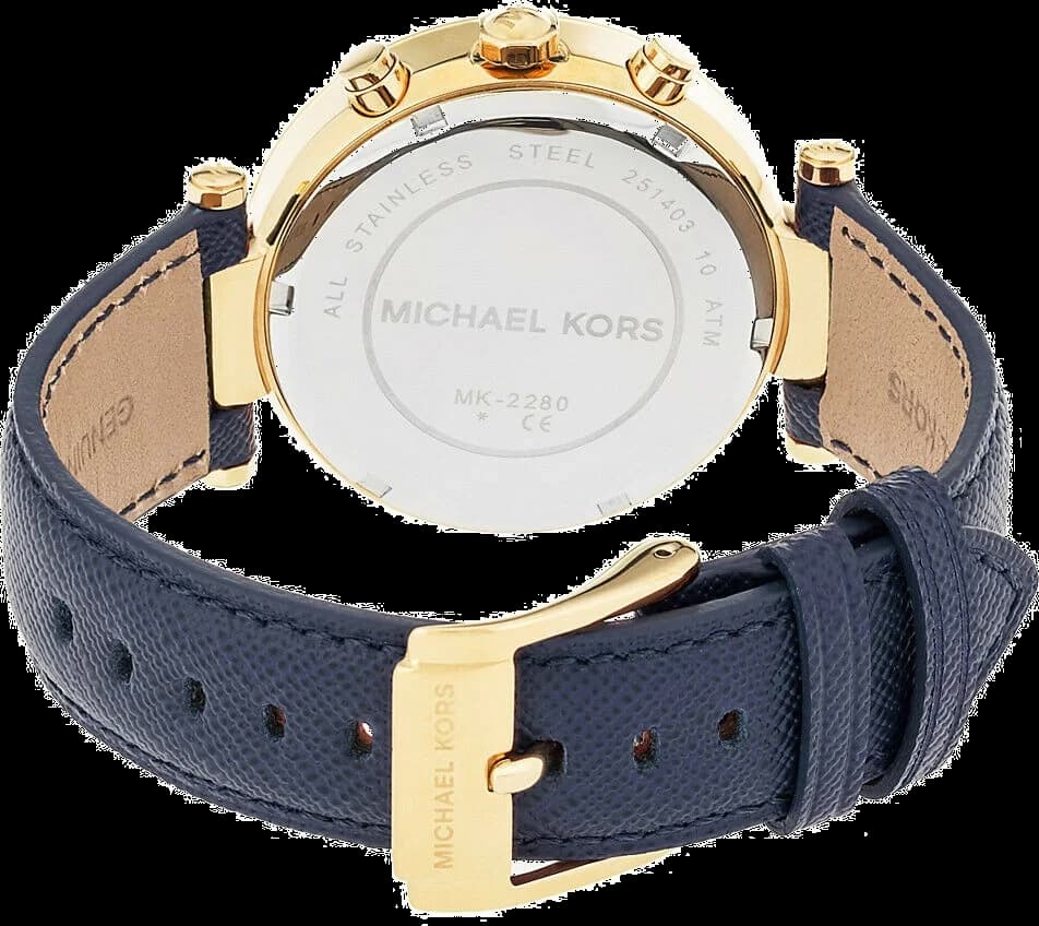 Michael Kors MK2280 côté fond de boîtier or