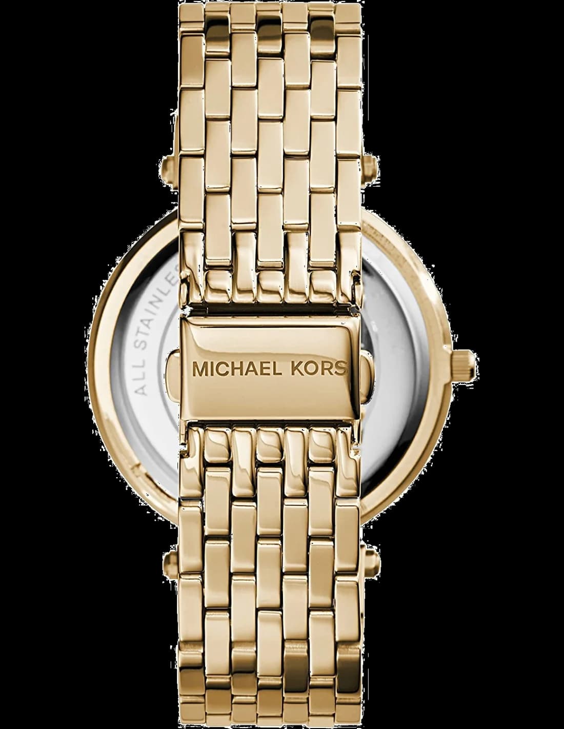 Gros plan sur le cadran or de la Michael Kors MK3191