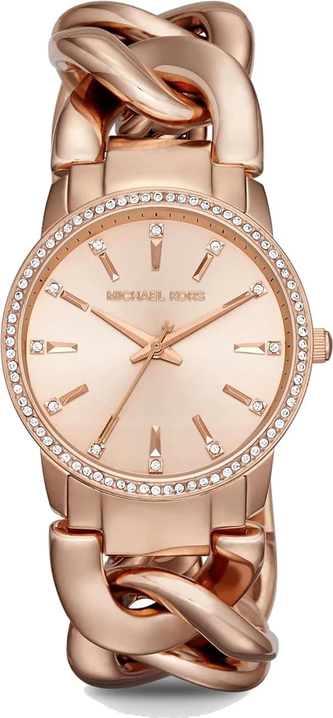 Montre Michael Kors MK3236 femme cadran or rose bracelet acier