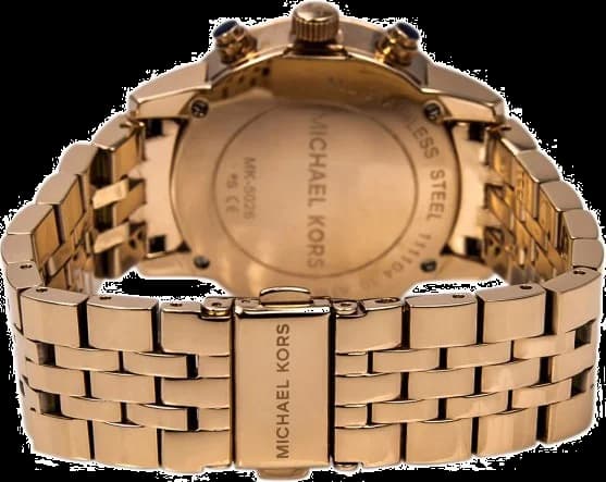 Montre Michael Kors MK5026 en Acier Inoxydable Or Rose vue 3