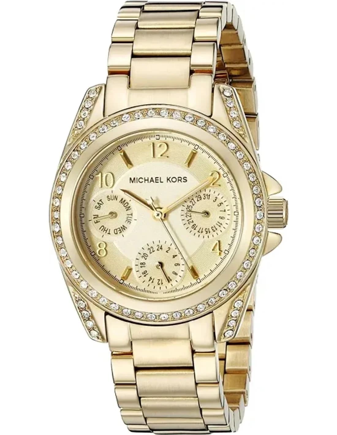 Michael Kors MK5166 vue de côté, bracelet acier