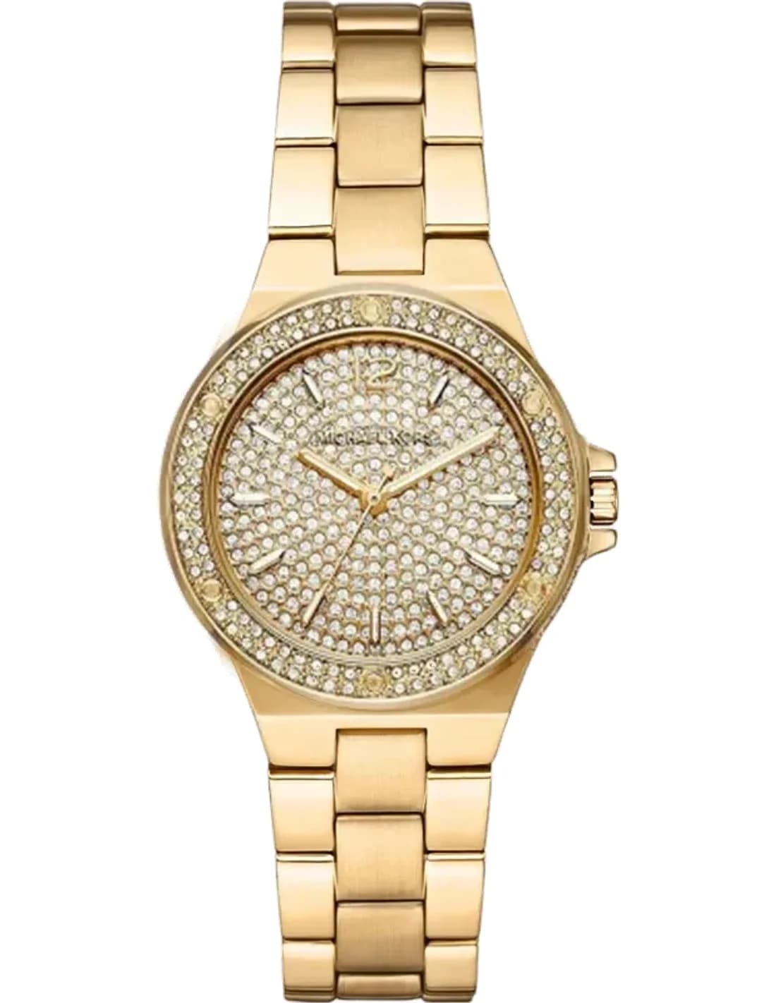 Michael Kors MK7289 Gold-Tone Stainless Steel Watch with Crystal-Embellished Dial vue 2