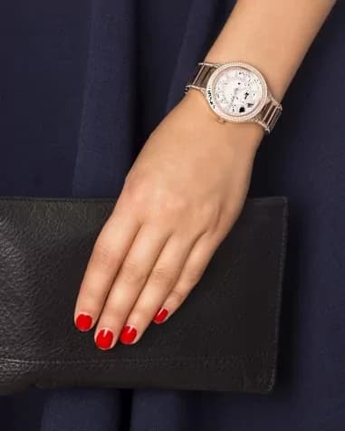 Michael Kors Kerry MK3313 Rose Gold Rectangular Link Women's Watch vue 5