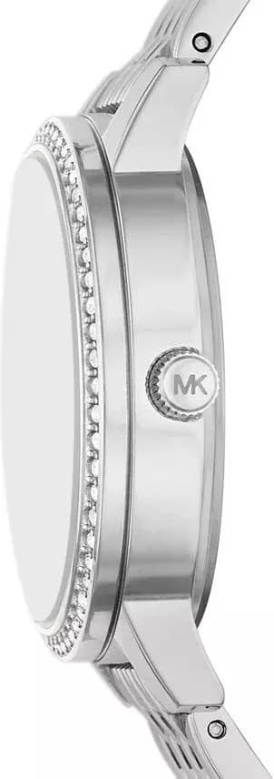 Michael Kors MK1055 vue de côté, bracelet acier