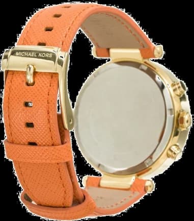 Gros plan sur le cadran or de la Michael Kors MK2279