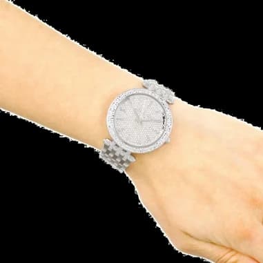 Michael Kors MK3437 Stainless Steel Women's Watch with Sparkling Dial vue 5