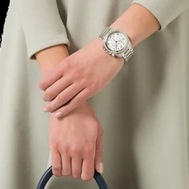 Montre Femme Michael Kors MK5165 en Acier Argenté et Cristaux vue 5