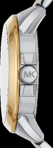 Gros plan sur le cadran bicolore de la Michael Kors MK7319