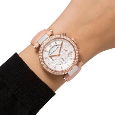 Michael Kors MK5633 côté fond de boîtier argent