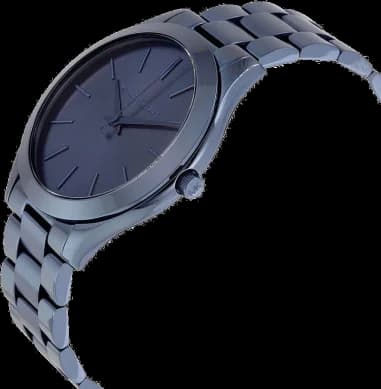 Montre Michael Kors MK3419 femme détail cadran bleu