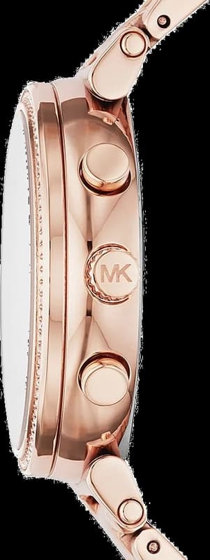 Gros plan sur le cadran nacre de la Michael Kors MK6576