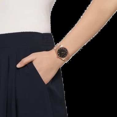 Michael Kors Channing MK5937 Roman Numeral Stainless Steel Rose Gold Women's Watch vue 4