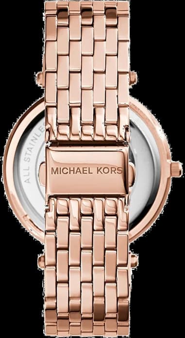 Michael Kors MK3192 côté fond de boîtier or rose