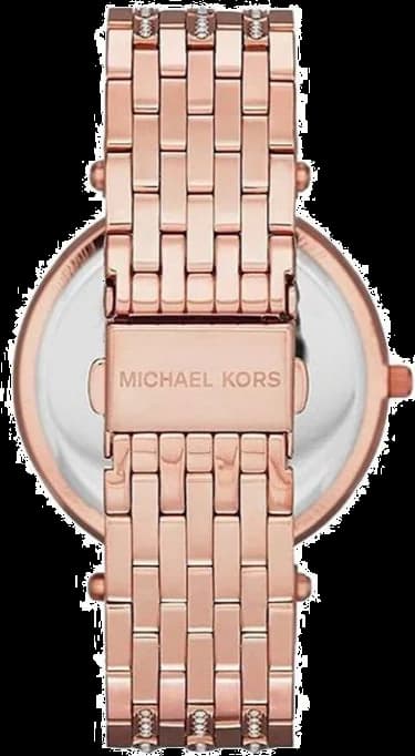 Montre Michael Kors Darci MK3220 Ornée de brillants bracelet acier or rose vue 4