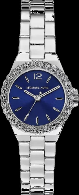 Michael Kors MK7397 montre femme, cadran bleu et bracelet acier