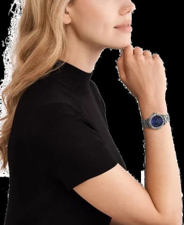 Michael Kors MK7397 côté fond de boîtier argent