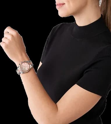 Montre Michael Kors Lexington MK7219 bracelet en acier vue 5