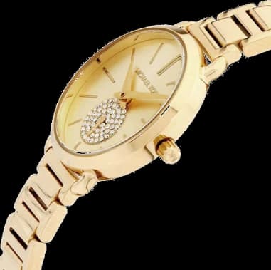 Michael Kors MK3838 vue de côté, bracelet acier