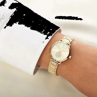 Michael Kors MK3838 côté fond de boîtier or