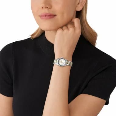 Montre Michael Kors MK4740 femme verso boîtier argent