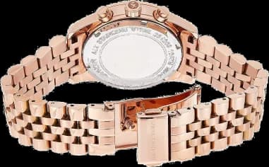 Michael Kors MK5569 côté fond de boîtier or rose