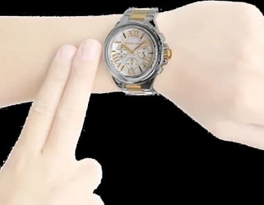 Montre Michael Kors MK5653 Camille en Acier Inoxydable Bi-ton Argenté et Doré vue 4