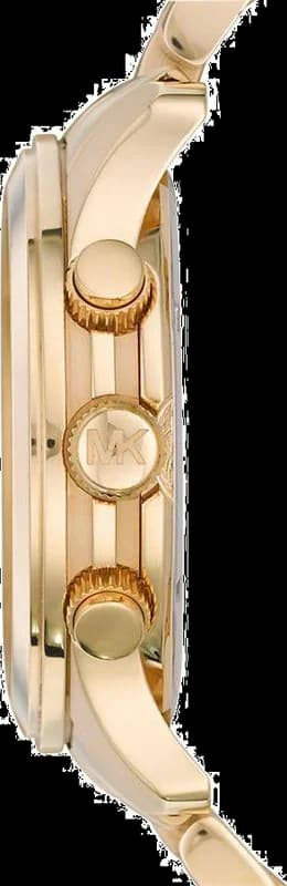 Gros plan sur le cadran or de la Michael Kors MK8077