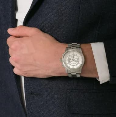 Montre Michael Kors MK8086 Runway Chronographe en Acier Inoxydable vue 5