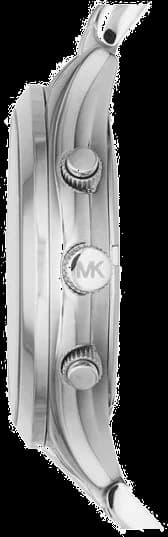 Gros plan sur le cadran noir de la Michael Kors MK8305
