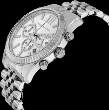 Montre Michael Kors MK8405 homme verso boîtier argent