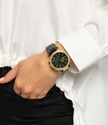 Maillons et fermoir du bracelet cuir, Michael Kors MK6985