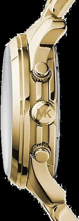 Gros plan sur le cadran or de la Michael Kors MK5055