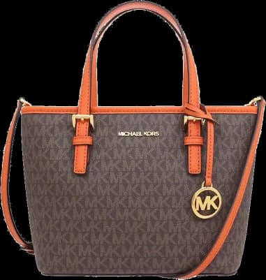 Michael Kors 35T9GTVT0B-TANGERINE montre, sac Michael Kors Jet Set Travel XS à logo MK