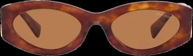 Miu Miu MU 11WS Oval Acetate Sunglasses vue 7