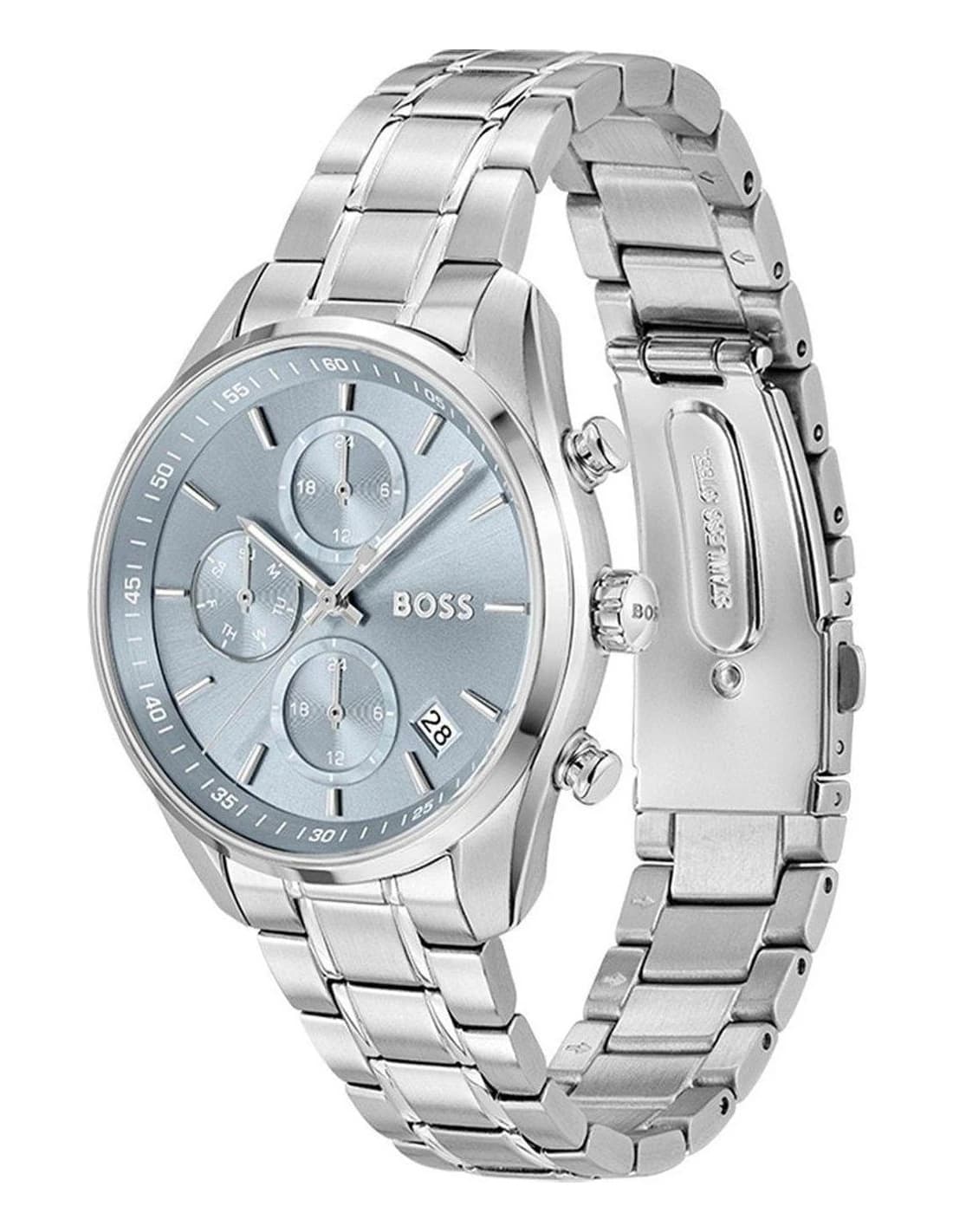 Montre Hugo Boss 1502767 femme détail cadran bleu
