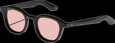 Moscot DAHVEN-PINK montre, en acétate marron avec verres ronds