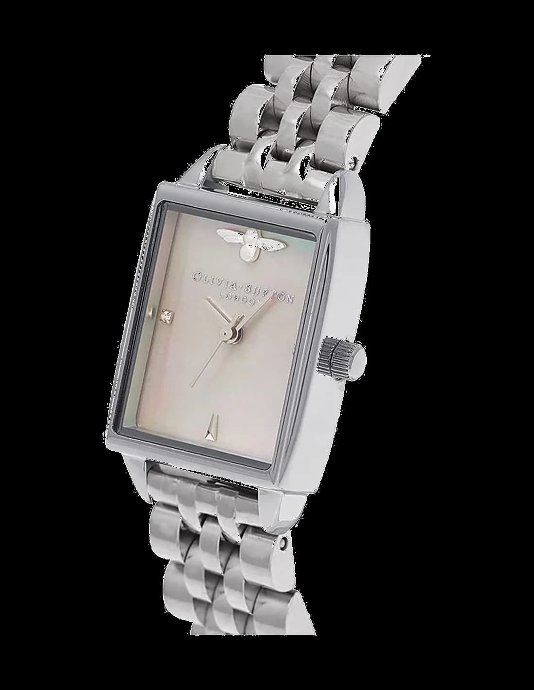 Gros plan sur le cadran nacre de la Olivia Burton OB16BH03