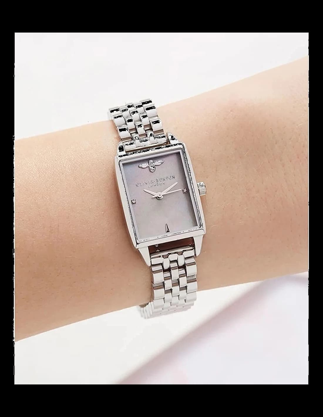 Montre Olivia Burton OB16BH03 Bee Hive en acier et nacre vue 5