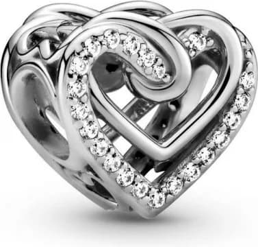 Pandora 799270C01 montre femme, cœurs entrelacés scintillants en argent