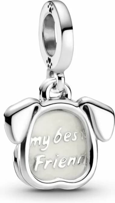 Pandora 799327C01 montre femme, charme chien en métal argenté