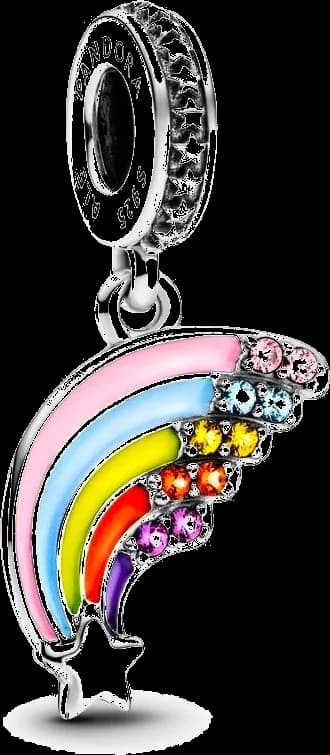 Pandora 799351C01 montre femme, pendentif arc-en-ciel multicolore