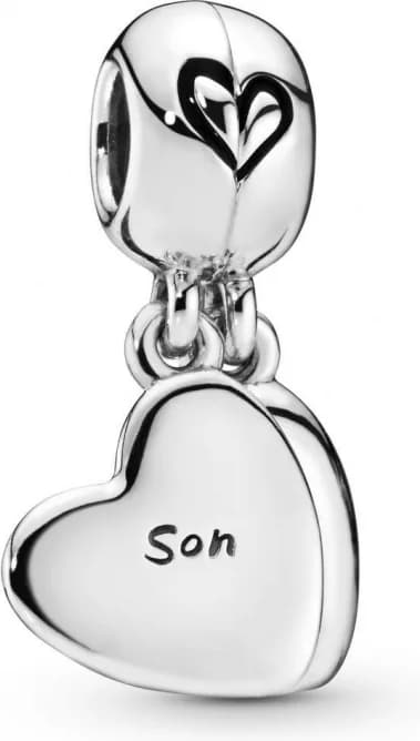 Pandora 797777EN16 montre femme, argent 925 coeur séparable mère et fils