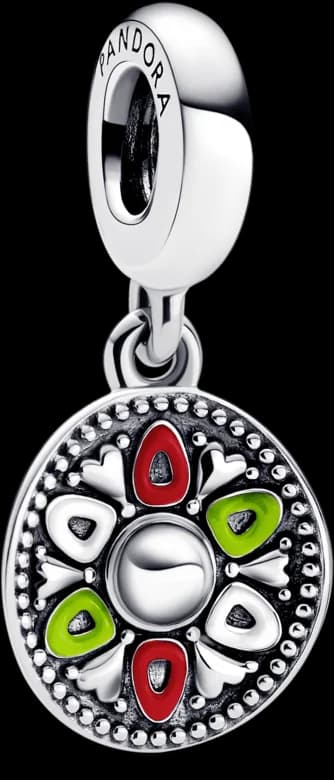 Pandora 792200C01 montre unisexe, charm sombrero mexicain fête argent